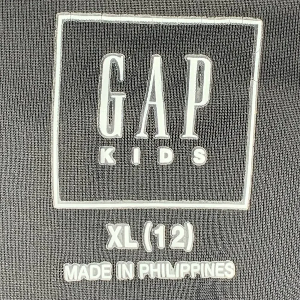 Gap NWT Kids Surf Rashguard Boardshirt Built in Sun Protection Black Size XL(12)